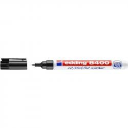 E-8400#1 Маркер перманентный для CD дисков edding 8400, круглый наконечник, 0.5-1 мм Черный, (10 шт/уп)