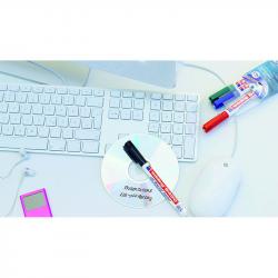 E-8400#1 Маркер перманентный для CD дисков edding 8400, круглый наконечник, 0.5-1 мм Черный, (10 шт/уп)