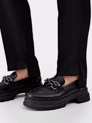 Брюки зауженные классические, черные