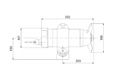 Габаритный чертёж