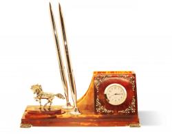 Письменный набор из балтийского янтаря