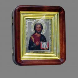 13х16 Сусальное золото, береза под красное дерево