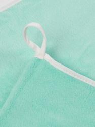 микрофибра плюш гладкая, Размер 35х70 цвет зеленый