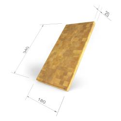 Доска разделочная из дерева, 340х180х20