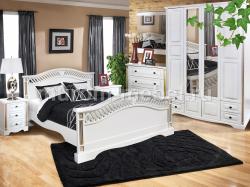 Кровать Милена из дуба