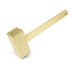 Молоток для мяса разделочный из дерева, квадратный двойной шип