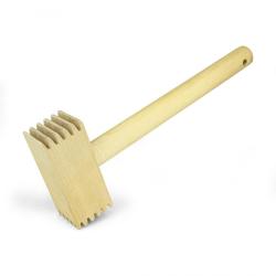 Молоток для мяса разделочный из дерева, квадратный двойной шип