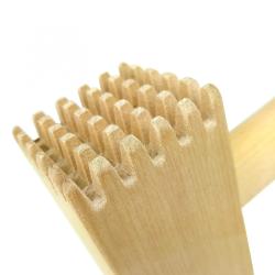 Молоток для мяса разделочный из дерева, квадратный двойной шип