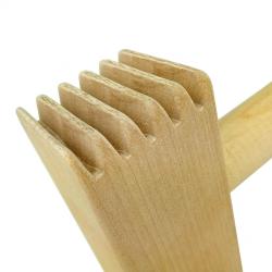 Молоток для мяса разделочный из дерева, квадратный двойной шип