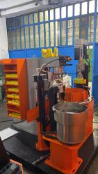 КМ-1000 Автоматический Станок для Припайки Гайки с опцией накатки резьбы на Металлический Хомут