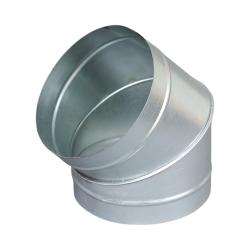 Отвод 45°  круглый