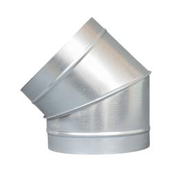 Отвод 45°  круглый