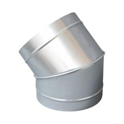 Отвод 45°  круглый