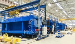 Кассетная установка для производства стеновых панелей 