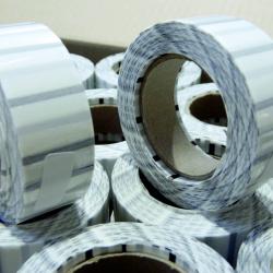 Полипропиленовые этикетки прямоугольные для честного знака с черной меткой