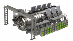 Вакуумный стенд для отработки мощных импульсных водородных плазменных двигателей