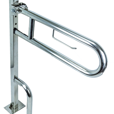 Поручень откидной с бумагодержателем