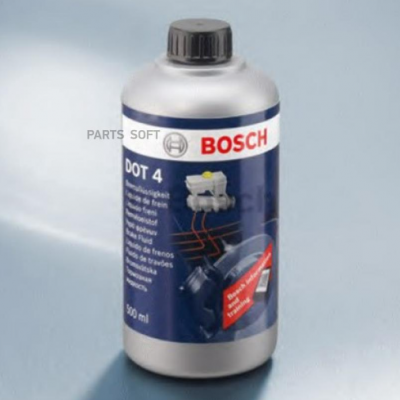 1987479106 BOSCH BOSCH Жидкость тормозная dot 4, 0.5л