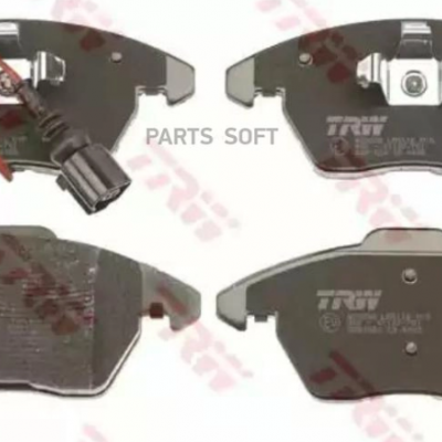 GDB1550 TRW Комплект тормозных колодок, дисковый тормоз