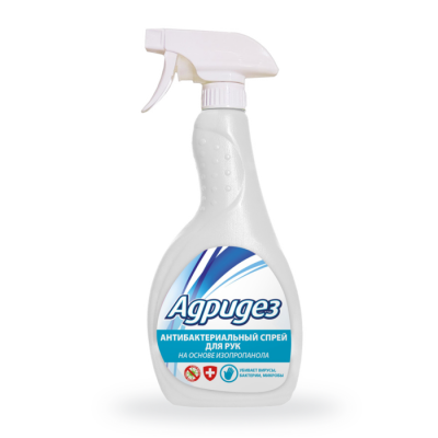 АДРИДЕЗ Антибактериальный спрей для рук на основе изопропанола, 500 мл