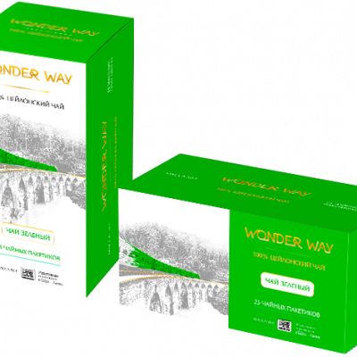 Чай зеленый, характерный глубокий желто-зеленый цвет заварки, терпкий вкус и нежный цветочно-травяной аромат. Не ферментированный сорт чая. Пакетированный чай 25 пакетов