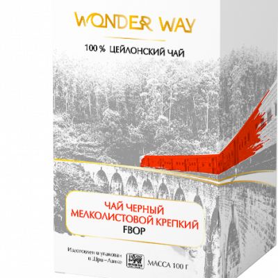 Чай черный мелколистовой крепкий, сорт ФБОП (Флаури броукен оранж пеко)