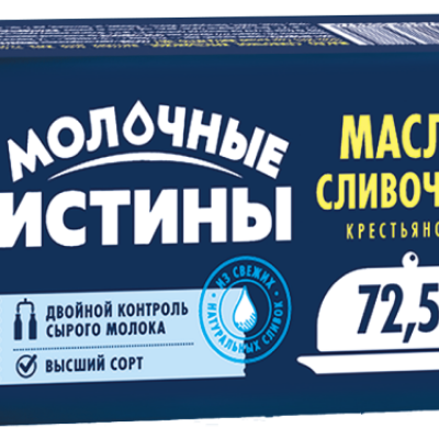 Масло Крестьянское сливочное, 72,5%
